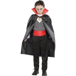 Boys Girls Seasons VAMPIRE Halloween Costume Top Cape Pants Size 4/6  8/10  NWT